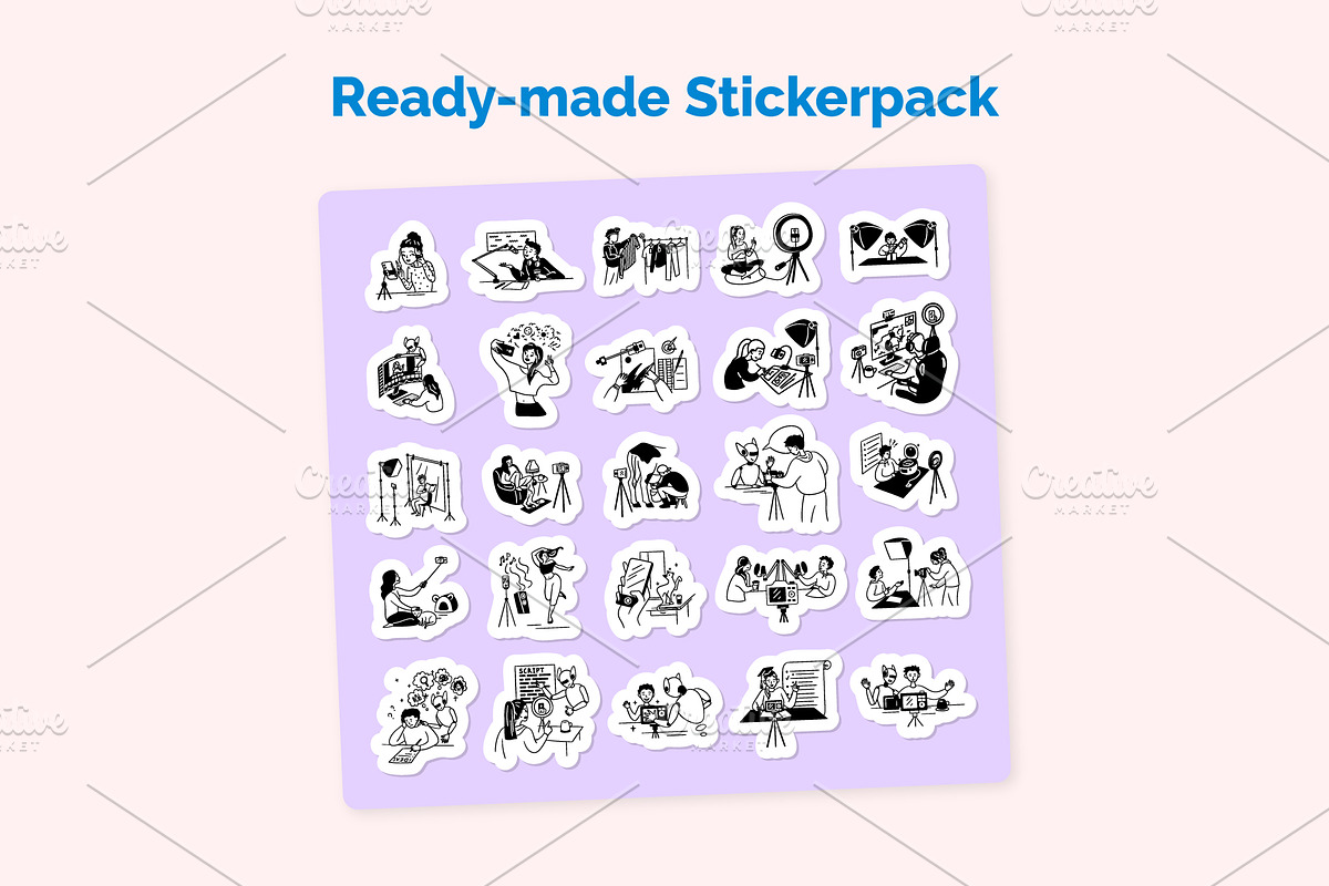 Content Creation Scenes Illustration, an Object Graphic by 35lab (Photo 7 of 7)
