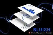 Minimal Bluish Powerpoint Template, a Presentation Template by ZAAS (Thumbnail 1 of 13)