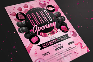 Grand Opening Flyer, a Flyer Template by Aarley Kaiven