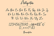Antigritas – a Chic Handwritten Font, a Handwritten Font by Basnistudio (Thumbnail 9 of 12)