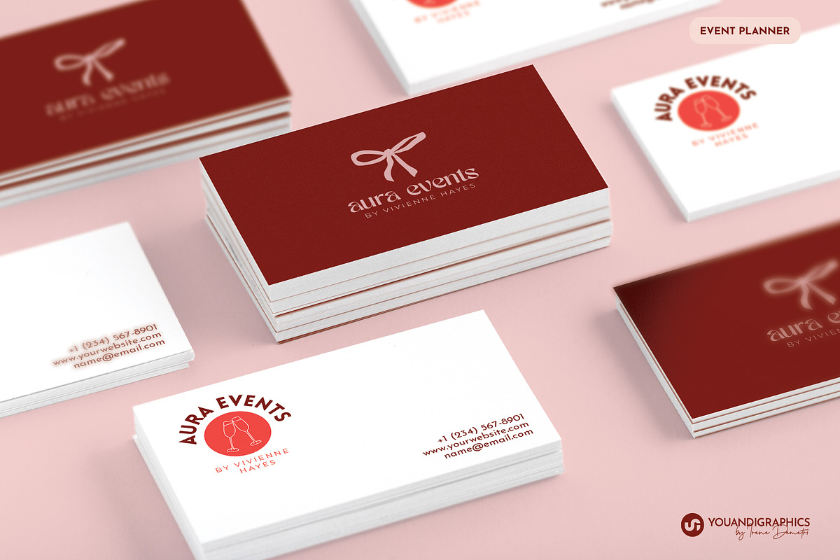 Branding Kit - Event Planner, a Graphic by Youandigraphics (Photo 8 of 13)