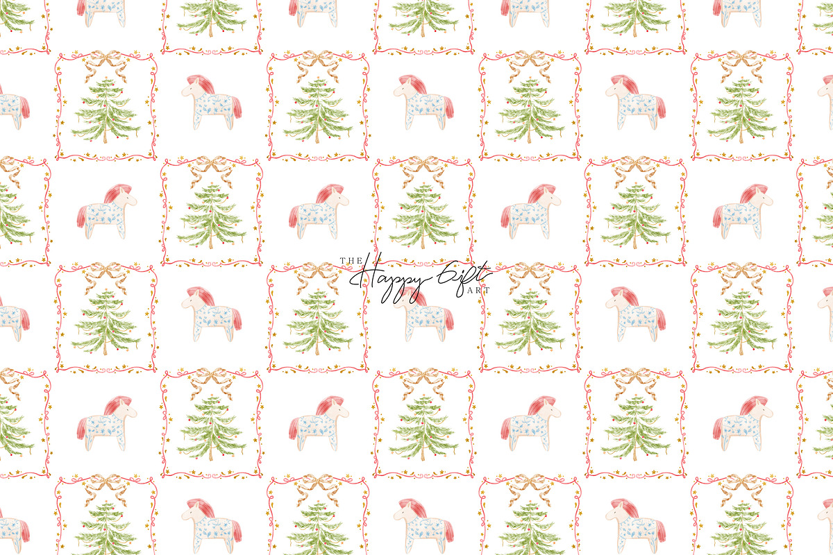Christmas Chinoiserie Crest, an Illustration by TheHappyGiftArt (Photo 9 of 10)