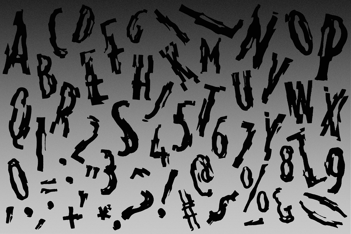 HOLIC Experiment, a Sans Serif Font by HOLIC_Tank (Photo 9 of 10)