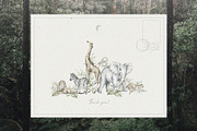 Tropical Jungle Watercolor Animals, an Animal Illustration by Kreker Kate (Thumbnail 14 of 14)