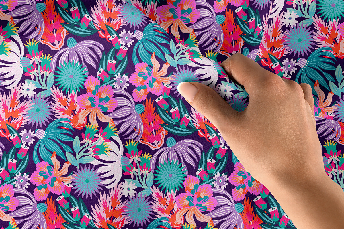 Crazy Colors Flowers, a Decorative Illustration by Bloomart Studio (Photo 5 of 8)