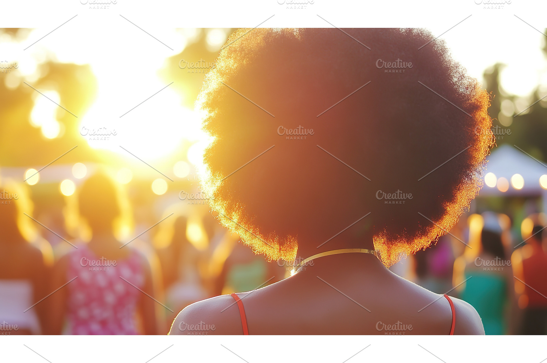 Black Woman with Afro Hairstyle, a Person Photo by Lermont51