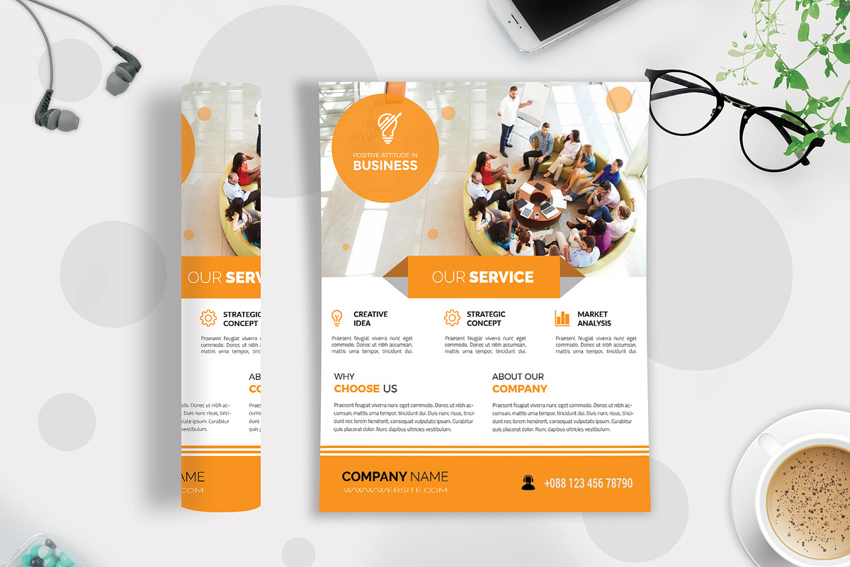 50+ Business Flyers Bundle, a Flyer Template by Imagine Design Studio (Photo 22 of 52)