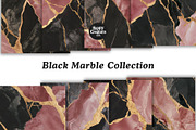 Black Marble Texture Patterns #2, a Texture Graphic by Happy Creators Co. (Thumbnail 6 of 7)