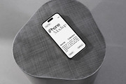 iPhone Pro on Metal Table Mockup, an iPhone Mockup by Feel This (Thumbnail 1 of 2)