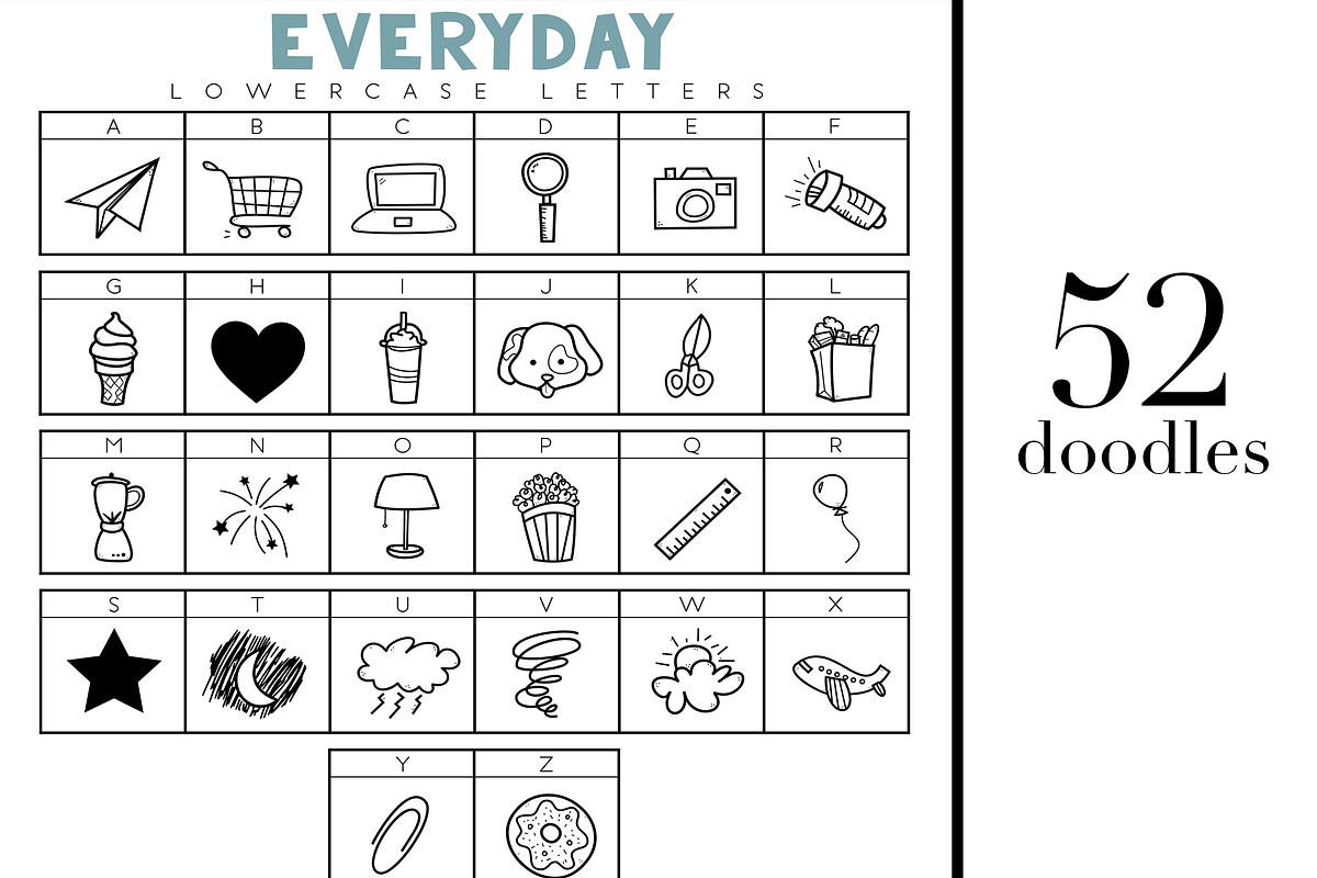 All The Things - Doodle Font preview 2