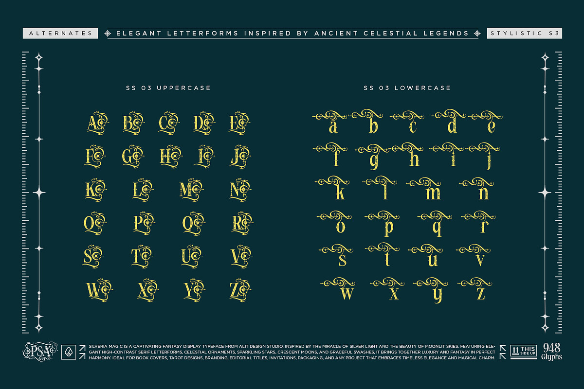 Silveria Magic Typeface, a Blackletter Font by alit design (Photo 12 of 17)