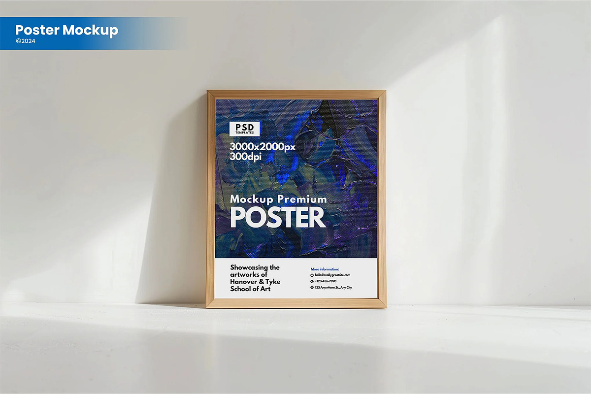 Poster Mockup, an Advertising Mockup by SilverStudio778