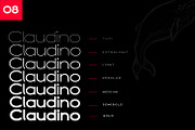 Claudino Display Font, a Sans Serif Font by Design Stag (Thumbnail 9 of 9)