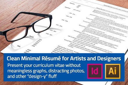 Minimal Résumé for Artists