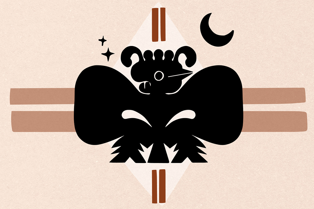 Pre-Columbian, Mythology & Abstract, an Animal Illustration by Camara Design (Photo 2 of 7)