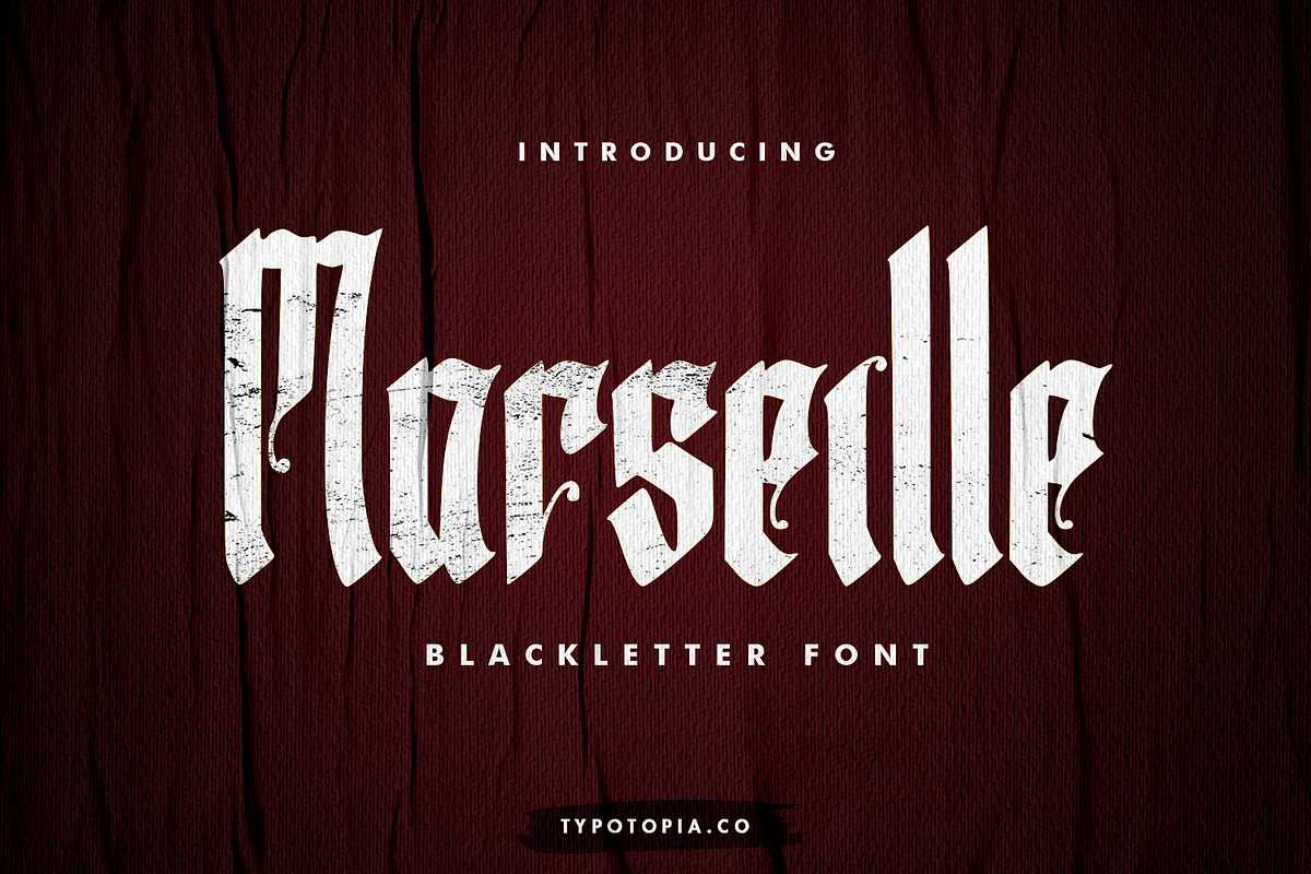 Marseille - Blackletter Typeface