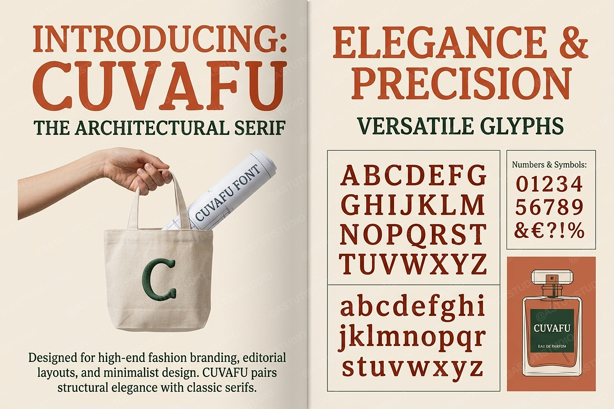 Cuvafu - Elegant Modern Serif Typef, a Serif Font by Astuti Studio (Photo 7 of 25)