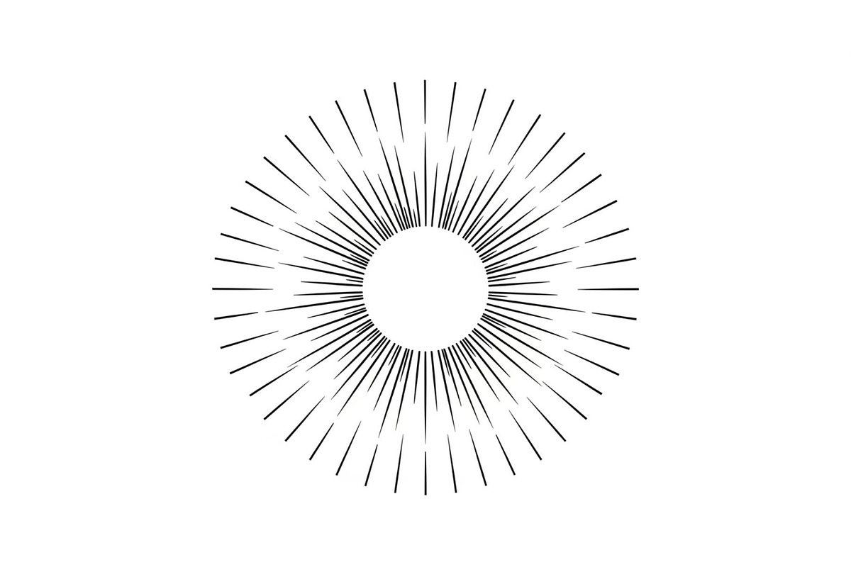 Sunburst Rays Vector Bundle Bundle, an Illustration by yasushie (Photo 21 of 31)
