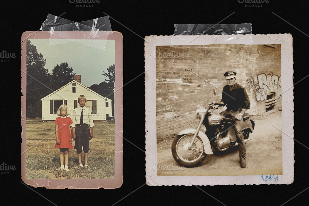 16 Old Photo Frames Isolated Objects, an Object Graphic by smishura (Photo 5 of 5)