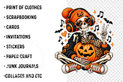 Trending Halloween Skeleton PNG, a Work Illustration by SinaCreation (Thumbnail 3 of 6)