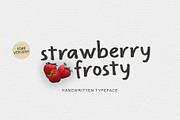 Strawberry Frosty, a Handwritten Font by Stripes Studio (Thumbnail 1 of 6)