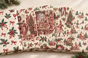 Vintage Holiday Toile Pattern Bundle, a Pattern Graphic by Olya Creative (Thumbnail 3 of 31)