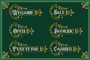 The Victorian Elders, a Serif Font by Burntilldead (Thumbnail 8 of 11)