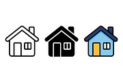 House Vector Icon Graphic Set, a Solid Icon by Artonix (Thumbnail 2 of 2)