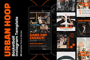 Urban Hoop Instagram Template, a Social Media Template by Nenjo Studio