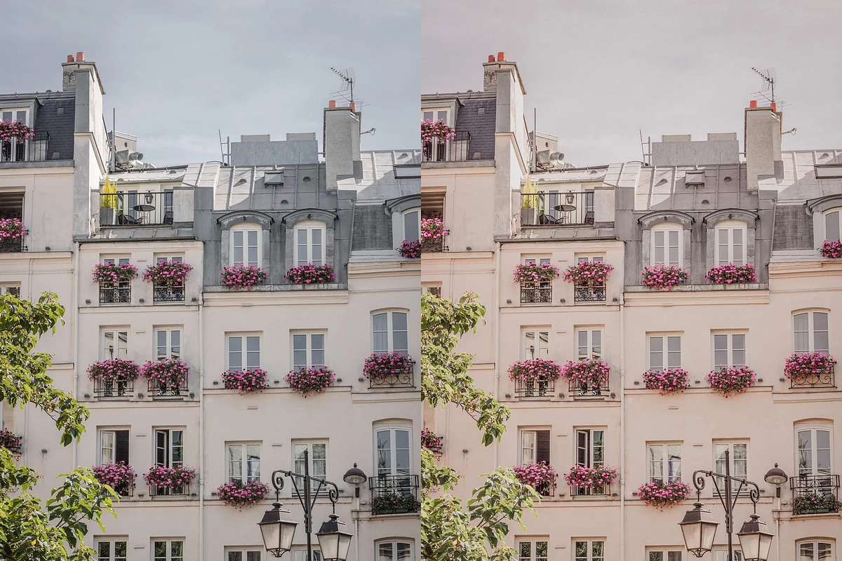 5 PARIS SUMMER LIGHTROOM PRESET, an Action Add-On by Emma Kate Creative (Photo 3 of 10)