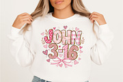 John 3.16 Png, Coquette Hearts Png, an Illustration by Designking (Thumbnail 4 of 6)