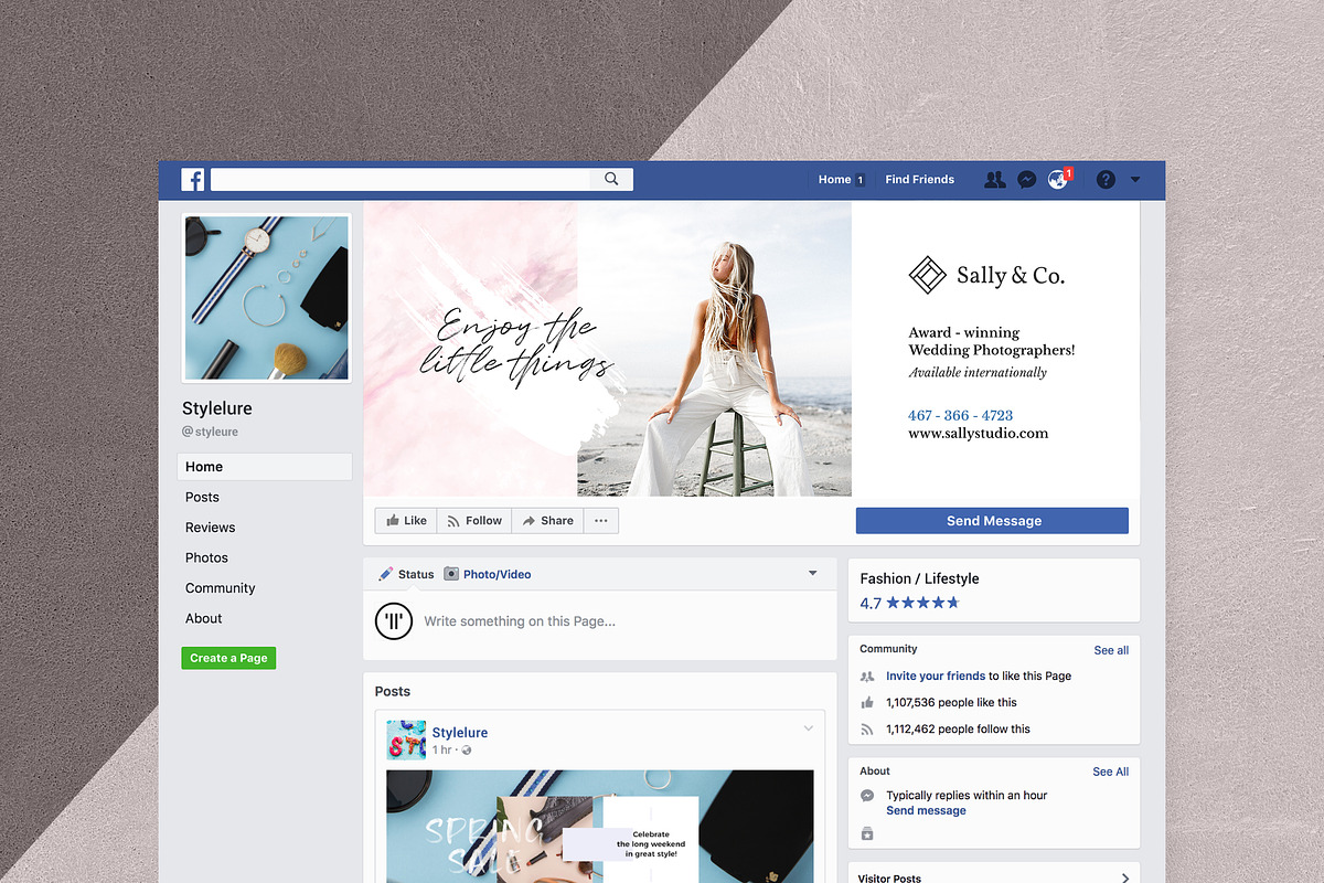 Modern Facebook Cover Pack - Canva, a Social Media Template by Crevo Studio (Photo 14 of 14)
