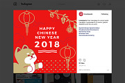 Chinese New Year Instagram Templates, a Social Media Template by BrandPacks (Thumbnail 5 of 16)