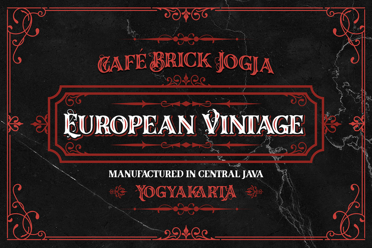 Dracolas, a Script Font by Vintage Division (Photo 3 of 10)