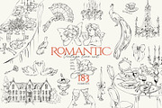 Vintage Wedding Line Art Collection, an Object Illustration by Berentine.art (Thumbnail 1 of 14)