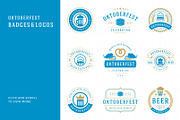 Oktoberfest vintage badges & labels, a Branding & Logo Template by Vasya Kobelev (Thumbnail 14 of 25)