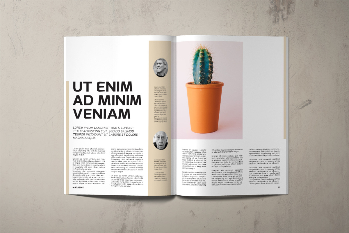 Magazine template, a Magazine Template by Alejik (Photo 9 of 12)