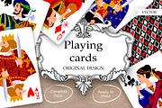 Playing cards original design, an Object Illustration by Retro Graphic Box (Thumbnail 5 of 5)