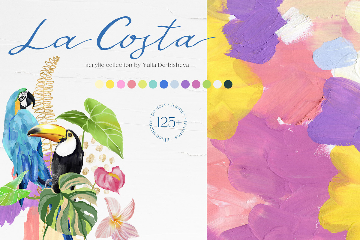 La Costa abstract backgrounds birds, a Texture Graphic by Yuliya Derbisheva (Photo 1 of 15)
