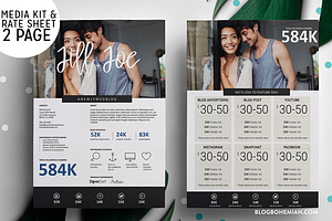 2 Page | Media Kit + Rate Sheet