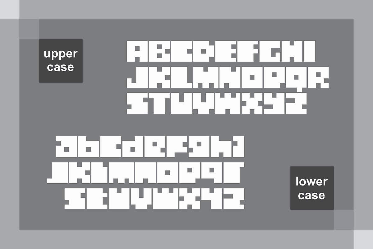 Boxtoc - A Unique Box Style Font