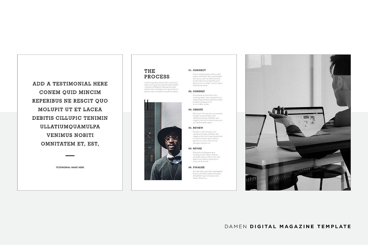 Damen Digital Magazine Template, a Magazine Template by Christie Evenson (Photo 4 of 9)