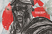 Grunge Sketch Portrait Effect, an Action Add-On by Amorjesu.com (Thumbnail 12 of 21)