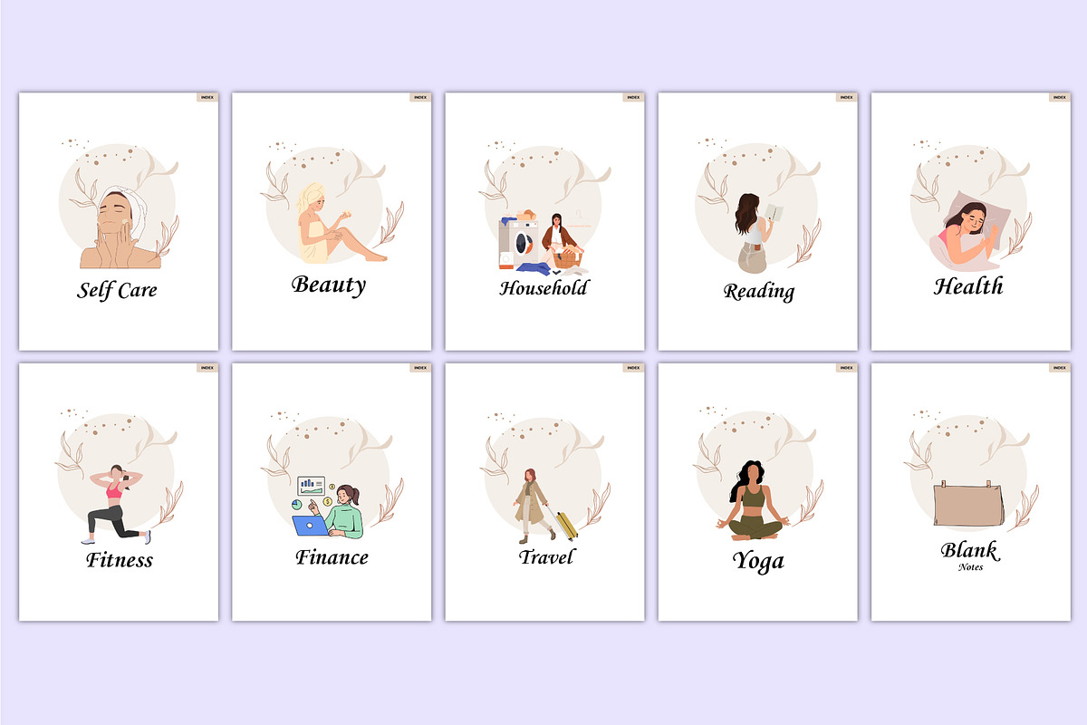 2025 Digital That Girl Planner Canva, a Stationery Template by Mustafiz (Photo 6 of 15)