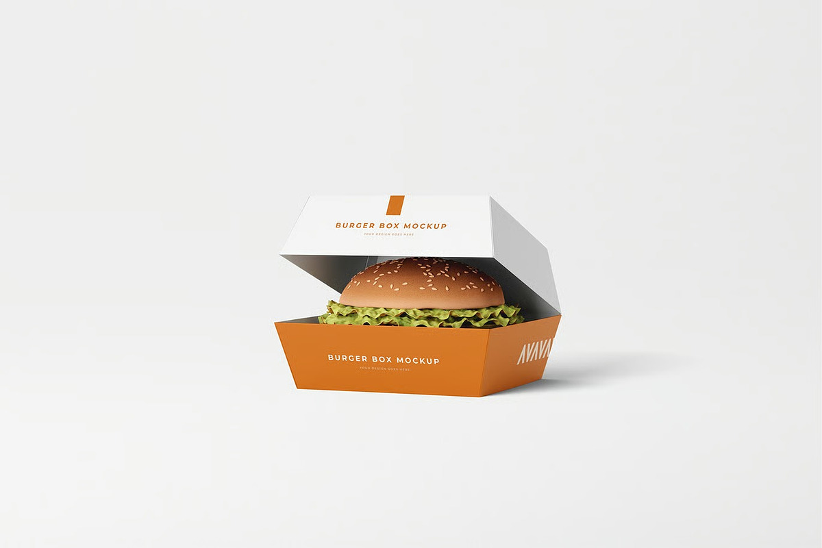 Fast Food Packaging Mockup, a Product Mockup by zpackcreative (Photo 3 of 6)