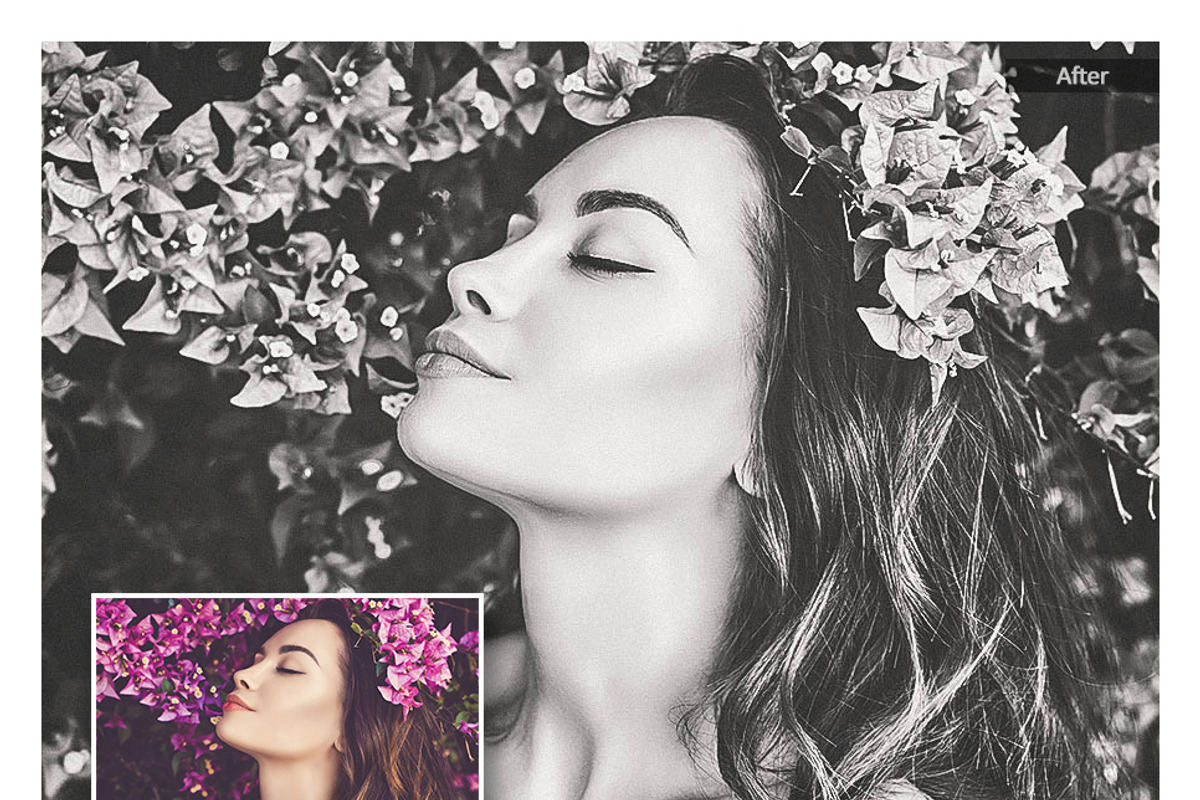 Black White Lightroom Mobile Presets preview 4