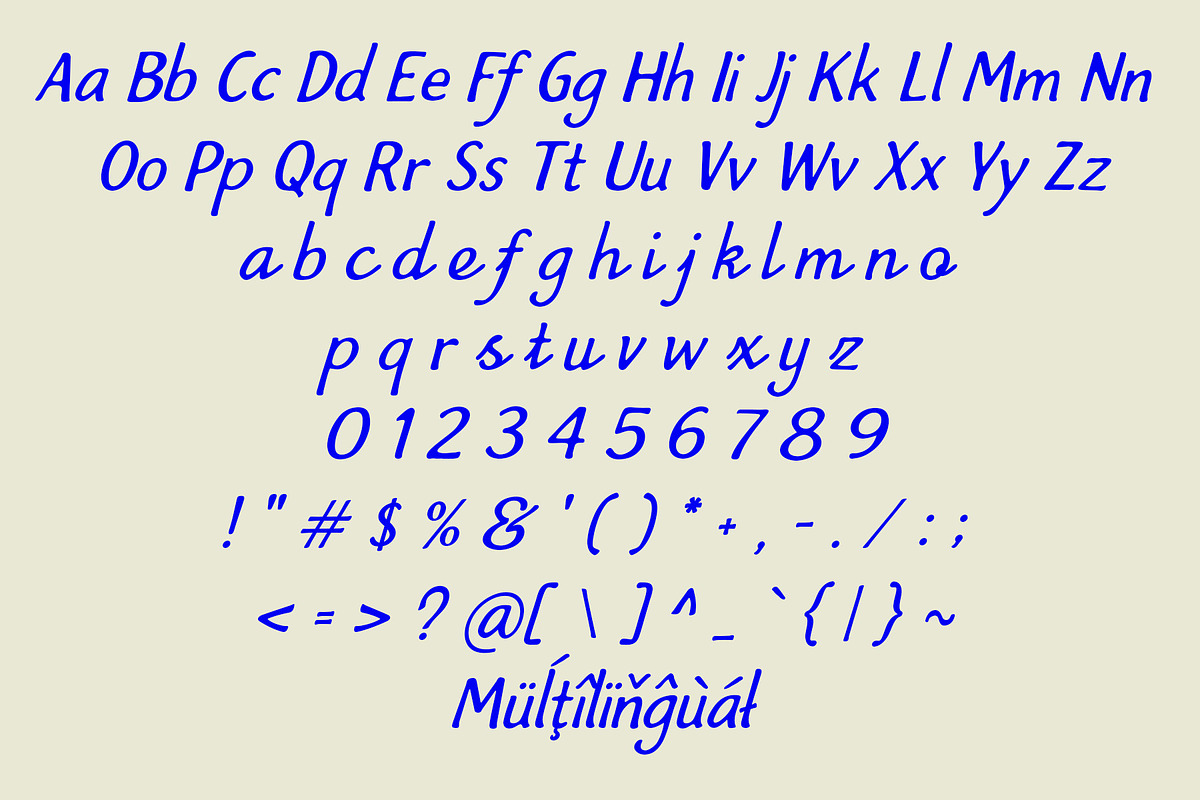 Amretiqua - Handwritten Font, a Sans Serif Font by NDNL Studio (Photo 13 of 14)