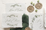 Watercolor Monogram Wedding Suite, an Invitation Template by BlueRobinDesignShop (Thumbnail 11 of 14)