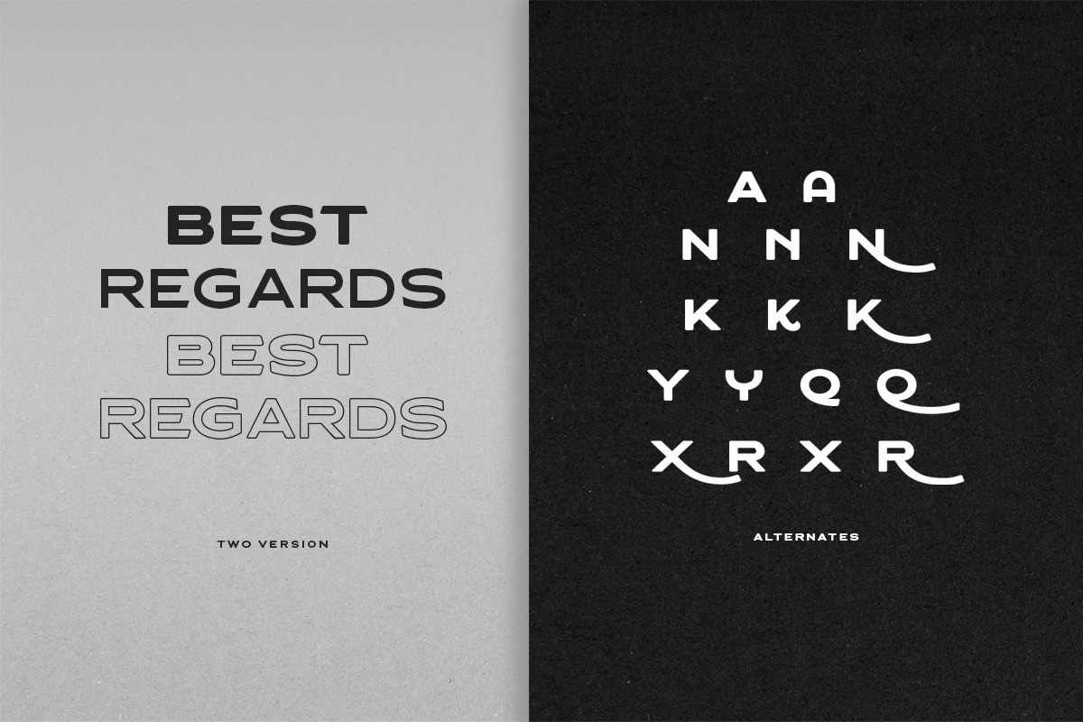 Asterone - Modern Font Family preview 4