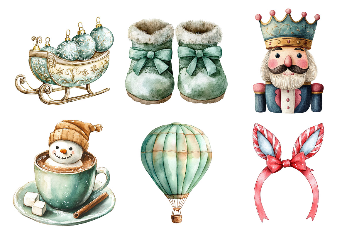 Christmas Mint Clipart, an Illustration by Daily.Designs (Photo 5 of 5)